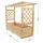 hardin 1fachgut Pflanzkasten mit Rankgitter 128 x 44 x 104 cm Natur