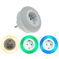 Trango 1er Set 11-053 LED Nachtlicht mit Steckdose Orientierungslicht,