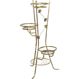 Hofmann Living And More Blumentisch, gold (goldfarben, goldfarben), B:65cm H:117cm T:65cm, HOFMANN LIVING AND MORE, Tische, Blumentisch