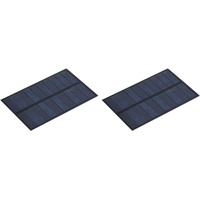 sourcing map 2Stk. Sonnenkollektor Mini Solarpanel Zelle 5V 175mA 0,875W 98mm x 63mm für DIY Projekte mit elektrischer Energie