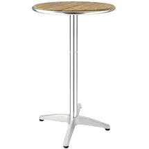 Bolero Runder Stehtisch 60 cm Silber
