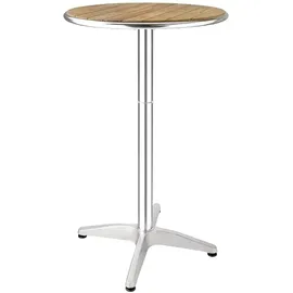 Bolero Runder Stehtisch 60 cm Silber