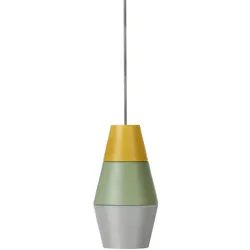 Grupa Ili Ili Nighty Night Pendelleuchte gelb / grün / grau, Kabel grau