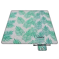 Songmics Picknickdecke, grau Textil, 200x200 cm, Wohntextilien, Decken