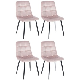 Clp 4er Set Esszimmerstühle Antibes pink