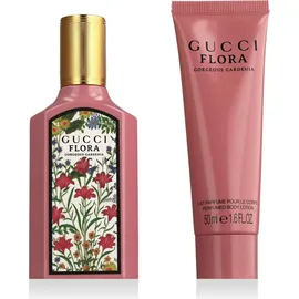 GUCCI Flora Gorgeos Gardenia Eau de Parfum 50 ml + Body Lotion 50 ml Geschenkset