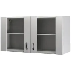 Flex-Well Glas-Hängeschrank »Wito«, weiß, melaminbeschichtete Spanplatte - weiss