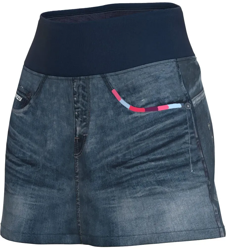Crazy Skirt Hidrogen print light jeans (X015) S
