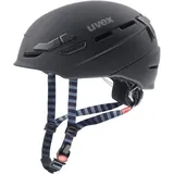 Uvex p.8000 tour - leichter Ski-, Rad- & Kletterhelm für Damen und Herren - individuelle Größenanpassung - optimierte Belüftung - black mat 55-59 cm