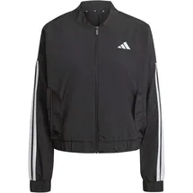 adidas Essentials 3-Streifen Woven Bomberjacke Damen JD5317 - black/white, XS