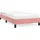 vidaXL Bettgestell Rosa 160x200 cm Samt