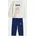 Trainingsanzug Off White/Dark Blue 74