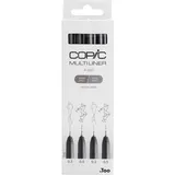 Copic COPIC® Multiliner Fineliner farbsortiert 0.3 + 0.5 mm, 4 St.