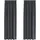 vidaXL Verdunkelungsvorhänge 2 pcs Hellgrau 140 x 225 cm