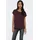 Only Spitzenshirt "ONLWINNIE S/S TOP CS JRS", Damen, Gr. XS, lila (winetasting), Jersey, Obermaterial: 100% Polyester, regular fit normal, Rundhals, Shirts, Polyester, regular fit