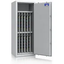 ISS safe4key Schlüsseltresor grau mit 880 Haken Doppelbartschloss