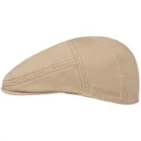 Stetson Paradise Cotton Flatcap Schirmmütze UV-Schutz 40 Herren Sommer Winter beige L (58-59 cm) - L