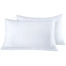 Hti-Living Kissenhülle Microfaser 2er Set 40 x 60 cm