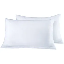 Hti-Living Kissenhülle Microfaser 2er Set 40 x 60 cm