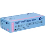 Meditrade GmbH Nitril 3000 X-Long Blue UH unsteril Gr.L
