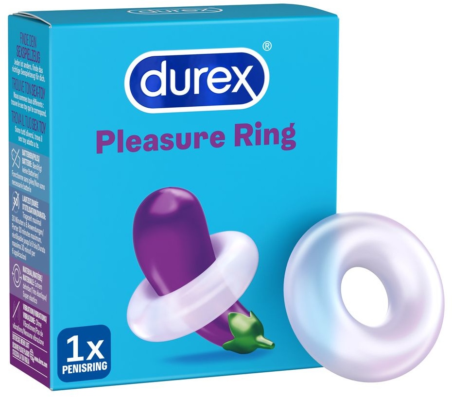 durex® Pleasure Ring Vibrator 1 St transparent 1 St Vibrator