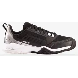 Kinder Tennisschuhe Sandplatz - Fast Clay Junior schwarz 38