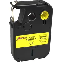 Ampertec Schriftband kompatibel zu Dymo 1868771 XTL schwarz auf