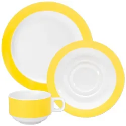 BERGMAN COLOURS Gedeck-Set - 72-teilig - Yellow