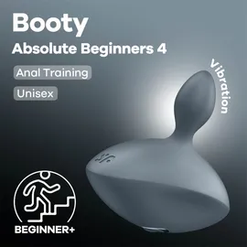 Satisfyer Booty Absolute Beginners 4, 8,3 cm, grau