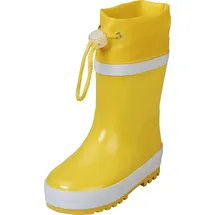 Playshoes Gummistiefel Basic gefüttert Gelb 28