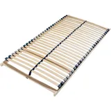 7 Zonen Buche Lattenrost 120x200 mit 28 Latten Buche Federholzrahmen Selbstmontage LGA zertificiert