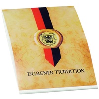 RÖSSLER Papier 20020401 - Briefblock DIN A4, 50 Blatt, Dürener Tradition, satiniert,