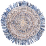 morgenland Teppich »Sisalteppich Teppich Epperson«, rund, 6 mm blau