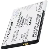 Cameron Sino Akku passend für Kazam Trooper X5.0, Akku KAX50 3,7 Volt 2000mAh