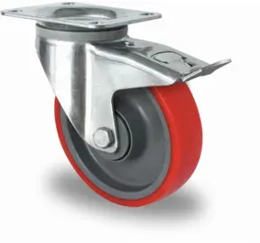 CASCOO Lenkrolle mit Totalfeststeller ø 160 mm Serie N2U6 Kugellager