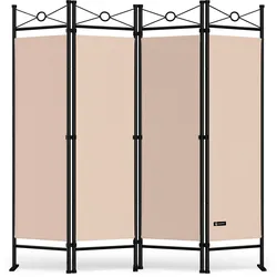Casaria Paravent Raumteiler Sichtschutz Verstellbar 180x163cm Rose