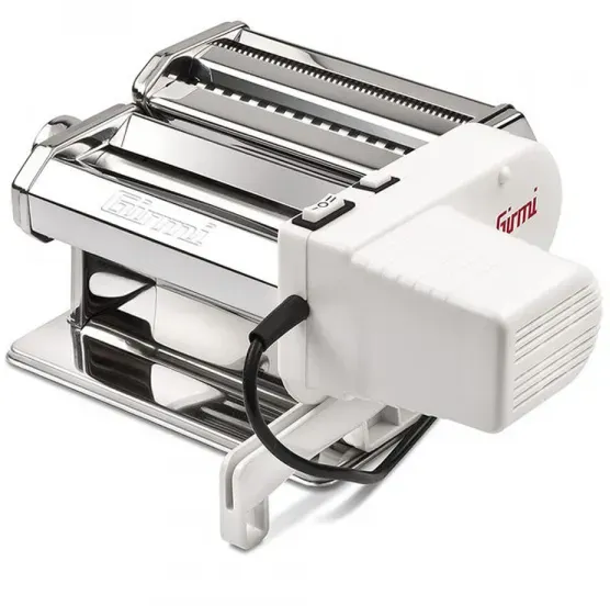 Girmi Pasta Machine - Elektrische manuelle Nudelmaschine aus Edelstahl 90W