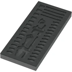 Wera 9820 Schaumstoffeinlage 8000 A Zyklop Knarre 1/4" Set 1, ohne Werkzeug - 05137320001
