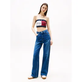 Tommy Hilfiger Underwear Bandeau-BH Iconic Aliyah RnB BANDEAU Colorblock casual, körpernah, Baumwollmix blau S (36)