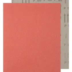 Papier Schleifbogen Korund 230x280mm BP A120 universell für Holz, Farbe und Lack