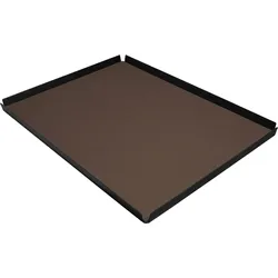 Stil Casa Stil Haus, Tablett für Hotelzimmer, Innenraum aus Polyurethan-Verbundwerkstoff, 51,5x39,5 cm, braun.
