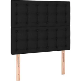 vidaXL Boxspringbett 100 x 200 cm Schwarz