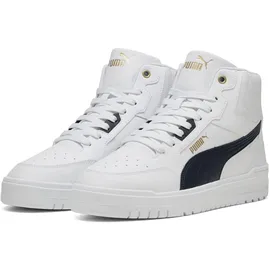 Puma Shuffle Downtown Mid Herren Weite M Weiß/Blau/Gold 48