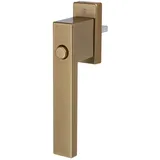 MS Beschläge Fenstergriff mit Druckknopf Kinderschutz Rasterolive Kindersicherung Fensterbeschlag Gold