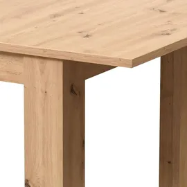 Homestyle4u Esstisch 80 x 75 x 80 cm braun