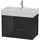 Duravit Waschtischunterschrank 2 Auszüge 78,4 x 54,4 x 45,9 cm Schwarz Hochglanz