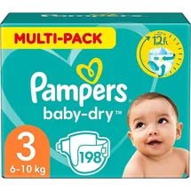 Pampers Baby-Dry Gr. 3 (6-10 kg) 198 St.