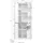 Home Affaire Vitrine Carat 100 x 35 x 198 cm Weiß