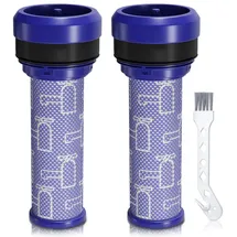 Vioks 2x Vormotorfilter Ersatz für Dyson 923413-01 / Dyson Ersatzfilter für Dуson Handstaubsauger & Dysоn DC33C, Dysоn DC37 DC39 DC28C DC53