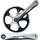 M-Wave Alu-Kettenradgarnitur Single Speed Silber